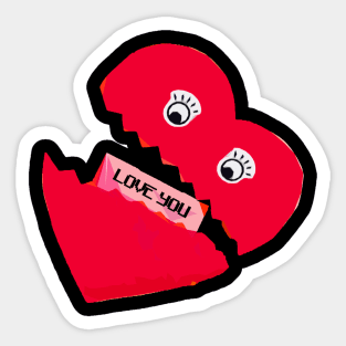 Love You Sticker